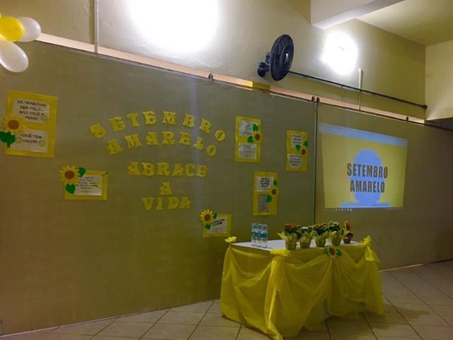 Secretaria da Saúde e Assistência Social promove evento "Tarde de Valorização da vida" referente ao "Setembro Amarelo"