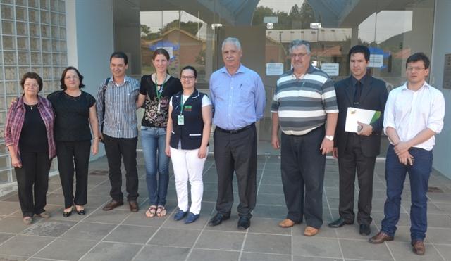 Secretário Estadual de Saúde esteve em visita a São João do Polêsine. 