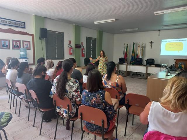 Formação Continuada dos Profissionais da Educação da rede municipal de ensino.