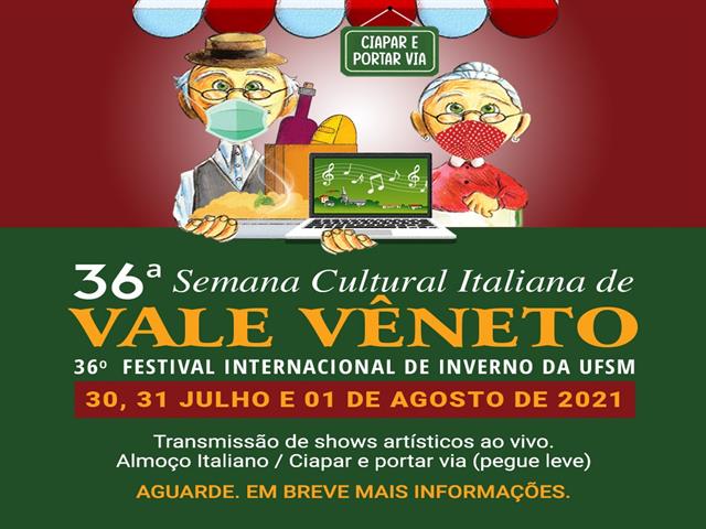 Lançamento 36º Festival Internacional de Inverno da UFSM e 36ª Semana Cultural Italiana de Vale Vêneto