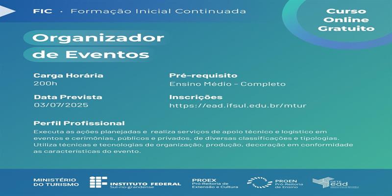 Cursos Gratuitos de Formação Inicial e Continuada - IFSUL 2025