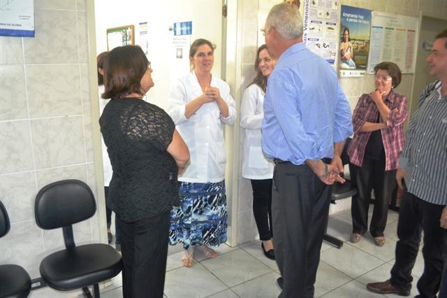 Secretário Estadual de Saúde esteve em visita a São João do Polêsine. 