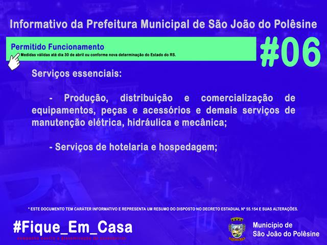Covid 19 Informativo da Prefeitura Municipal de São João do Polêsine