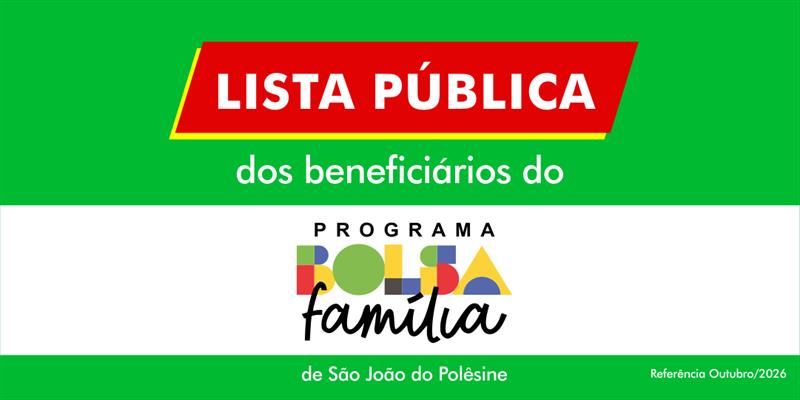 Lista Pública Beneficiários do Bolsa Família outubro 2026