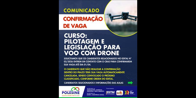 Confirmação de vaga 