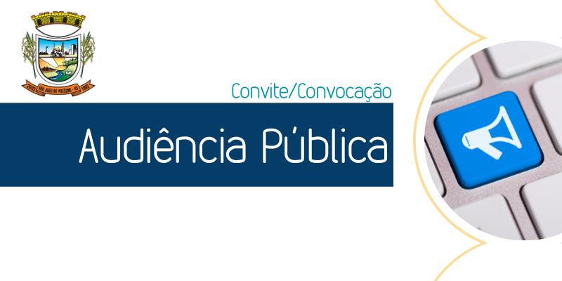 Convocação/Convite para Audiência Pública