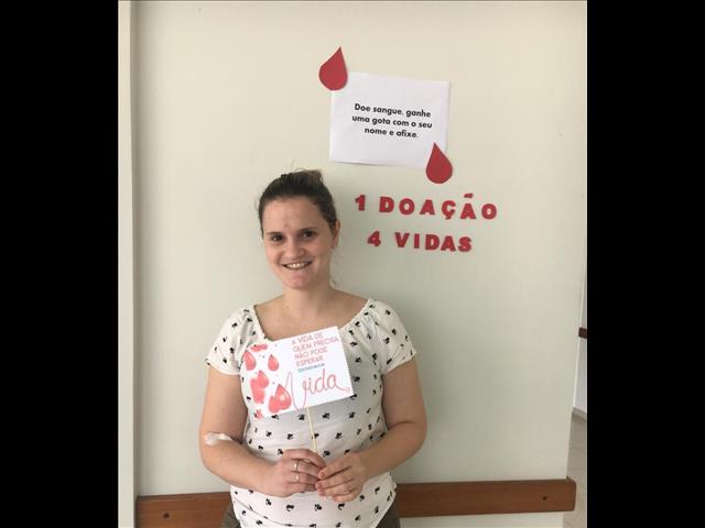 Campanha de doação de sangue promovida pela Secretaria Municipal da Saúde 