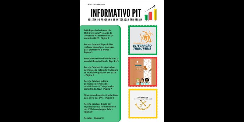 Informativo nº 14 - PIT (Programa de Integração Tributária) - Dezembro/2022