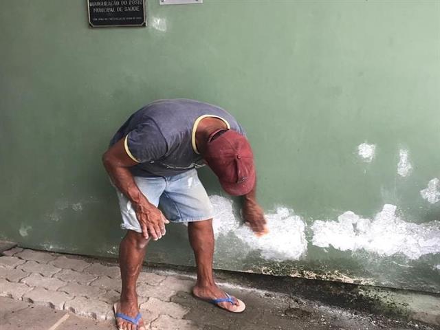 Reparos começam a ser realizados no Posto de Saúde Municipal