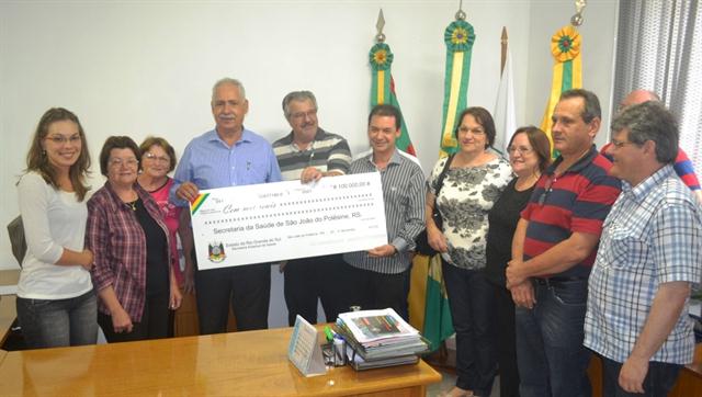 Secretário Estadual de Saúde esteve em visita a São João do Polêsine. 