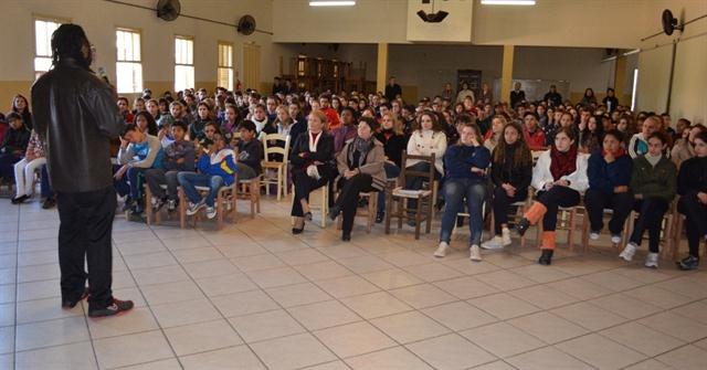 Repórter Manoel Soares palestrou em São João do Polêsine.