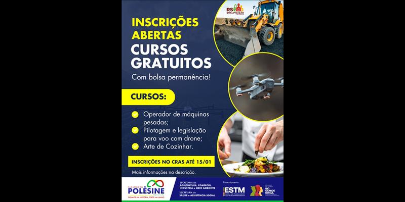 CURSOS GRATUITOS!