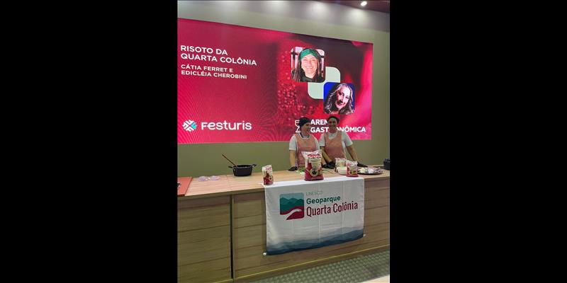 A Região Turística da Quarta Colônia participou do FESTURIS 2024 em Gramado/RS