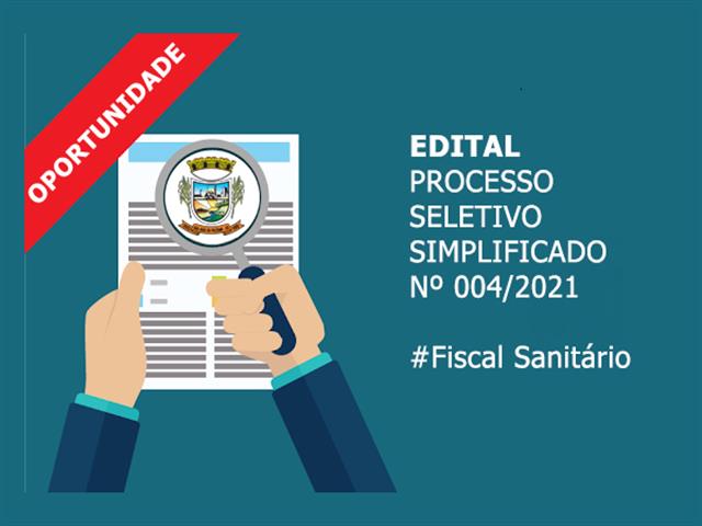 Edital - Processo Seletivo Simplificado Nº 004/2021