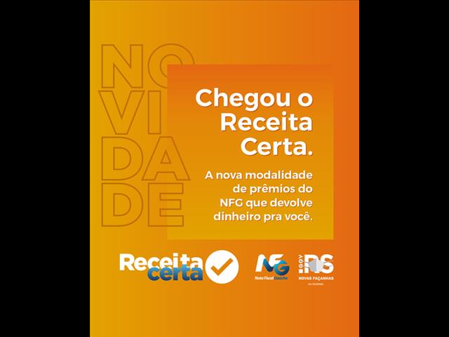 Programa Nota Fiscal Gaúcha - Receita Certa