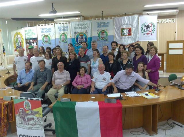 Società Amici D’italia Polesani Nel Mondo esteve presente na Inauguração do projeto “leone Nelle Piazze”