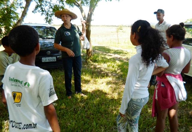 Projeto de educação ambiental é realizado com crianças em São João do Polêsine.