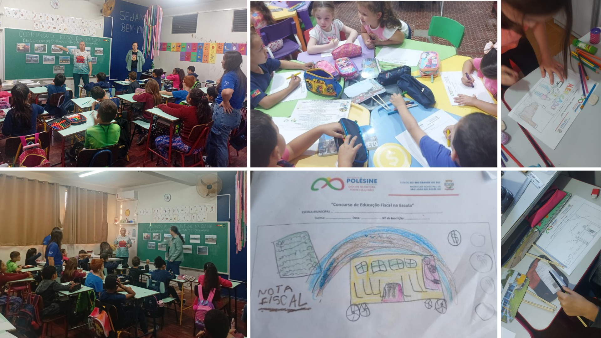 Concurso de Educação Fiscal mobiliza estudantes das escolas municipais de São João do Polêsine 